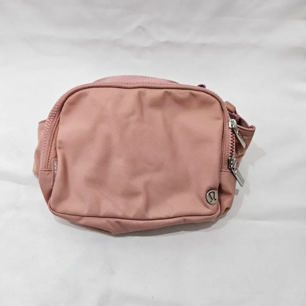 Lululemon Everywhere Belt Bag 1L Pink Nylon Crossbody Fanny Pack OS Athleisure